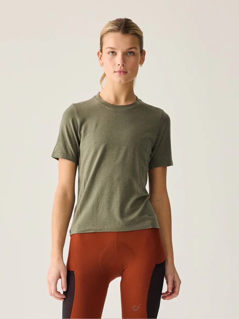 NWT Velocio Women’s Ride Tee - Olive Green